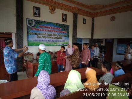 Santunan Anak Yatim, Piatu, Yatim Piatu dan disabilitas